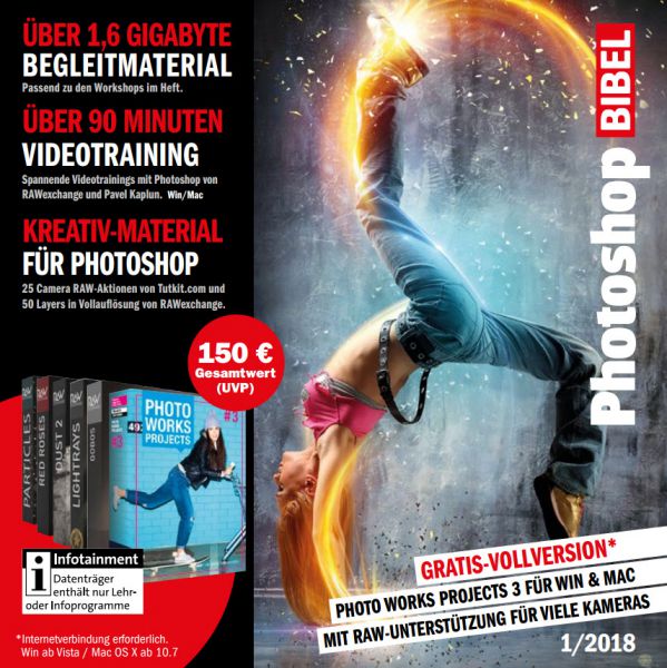 Heft-DVD PhotoshopBIBEL 01/2018